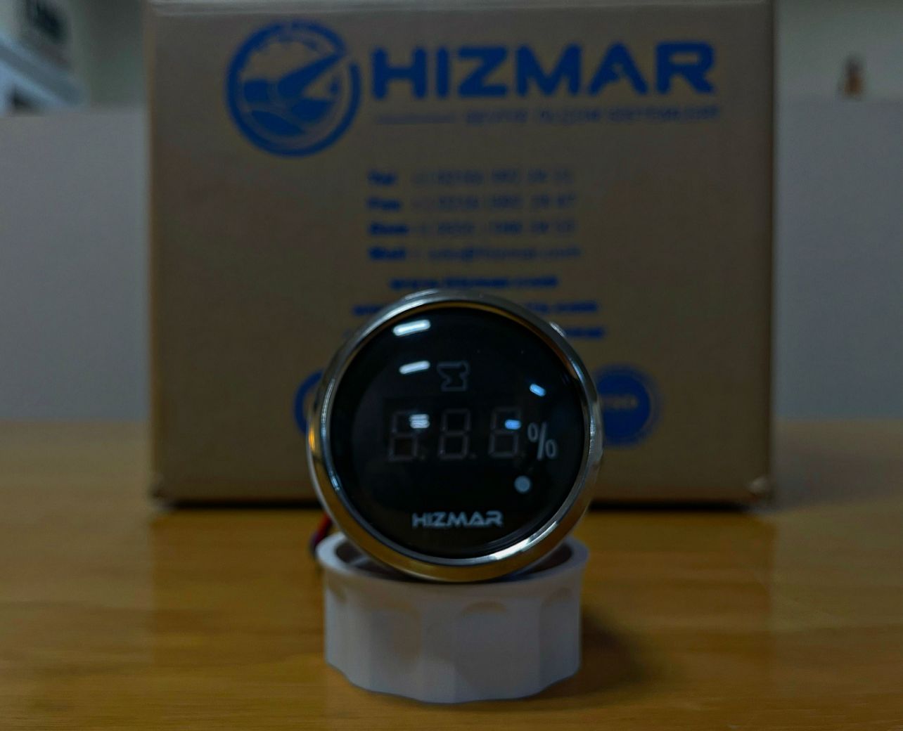 Siyah Dijital Atık Seviye Göstergesi 