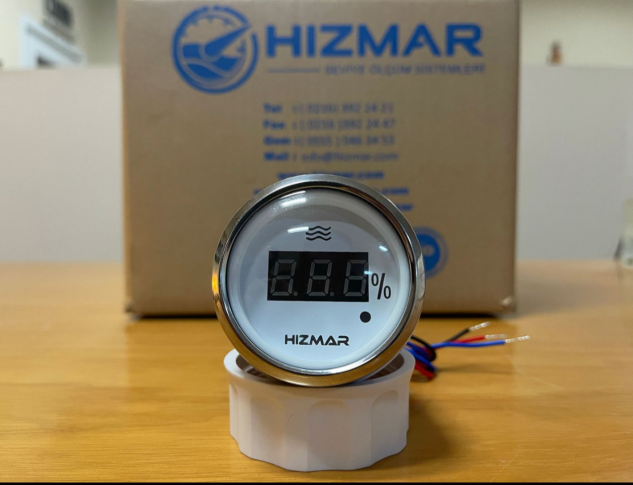 Beyaz Dijital Su Seviye Göstergesi