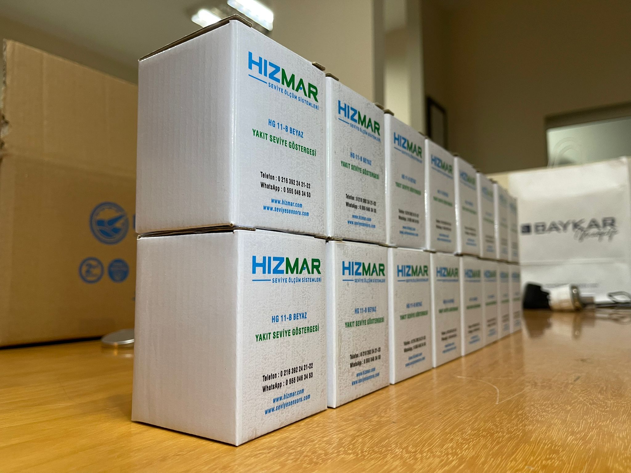 Beyaz İbreli Yakıt Seviye Göstergesi 