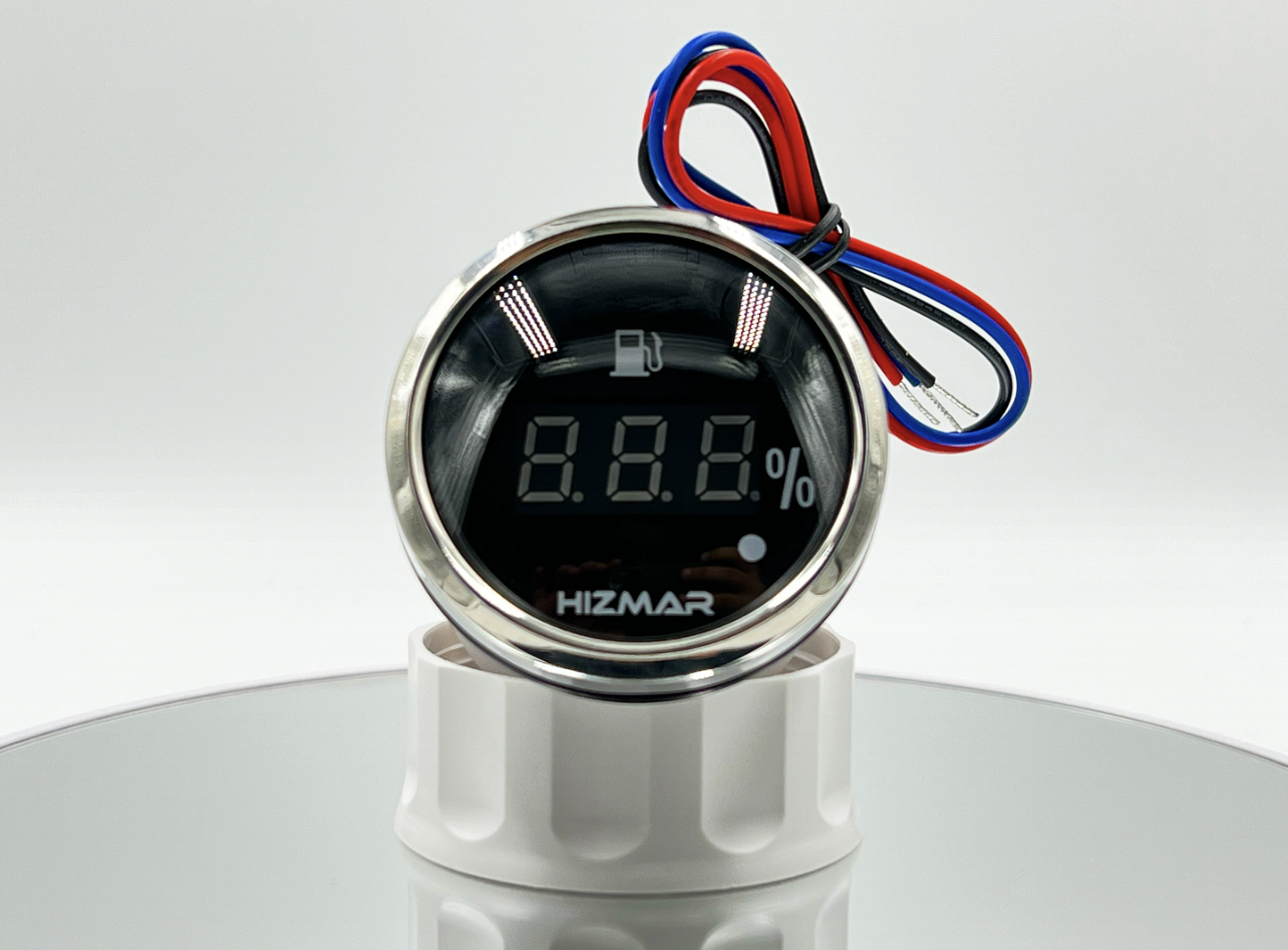 Siyah Dijital Yakıt Seviye Göstergesi