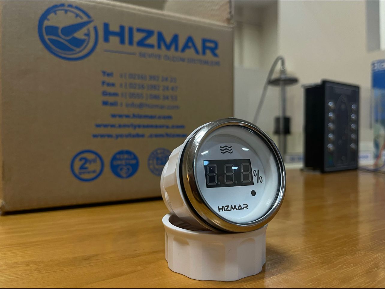 Beyaz Dijital Su Seviye Göstergesi