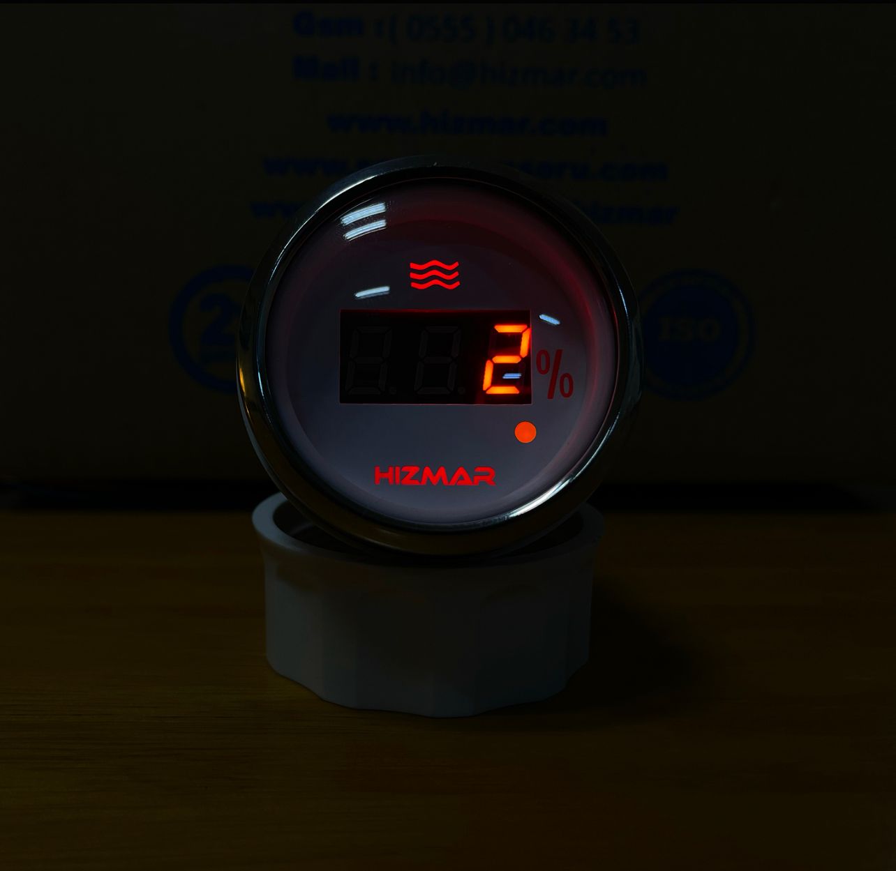 Beyaz Dijital Su Seviye Göstergesi