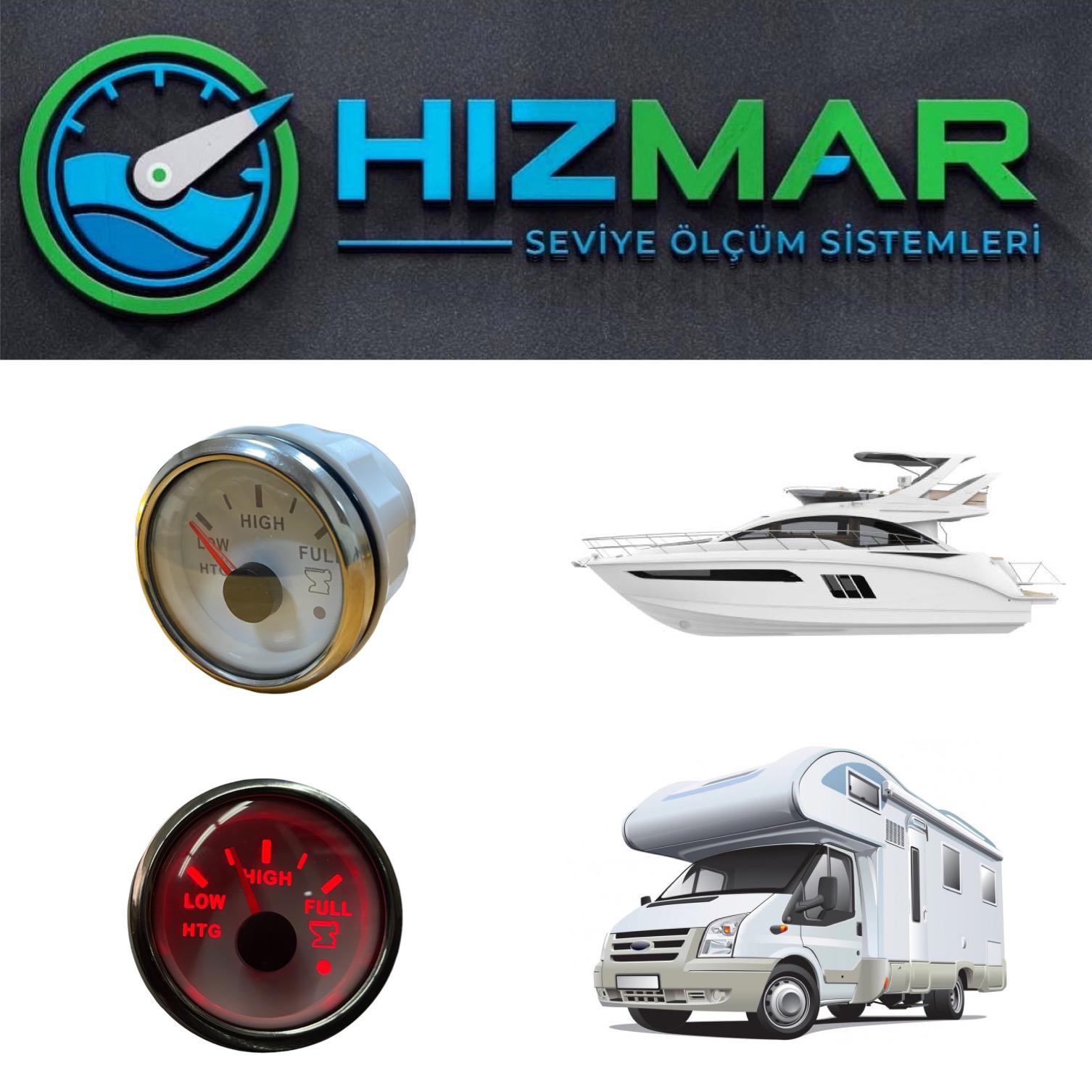 Beyaz İbreli Pis Su Seviye Göstergesi 