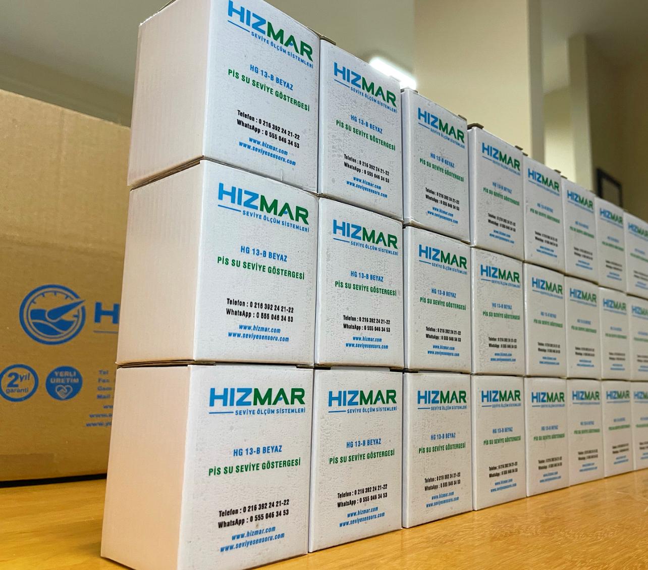 Beyaz İbreli Pis Su Seviye Göstergesi 